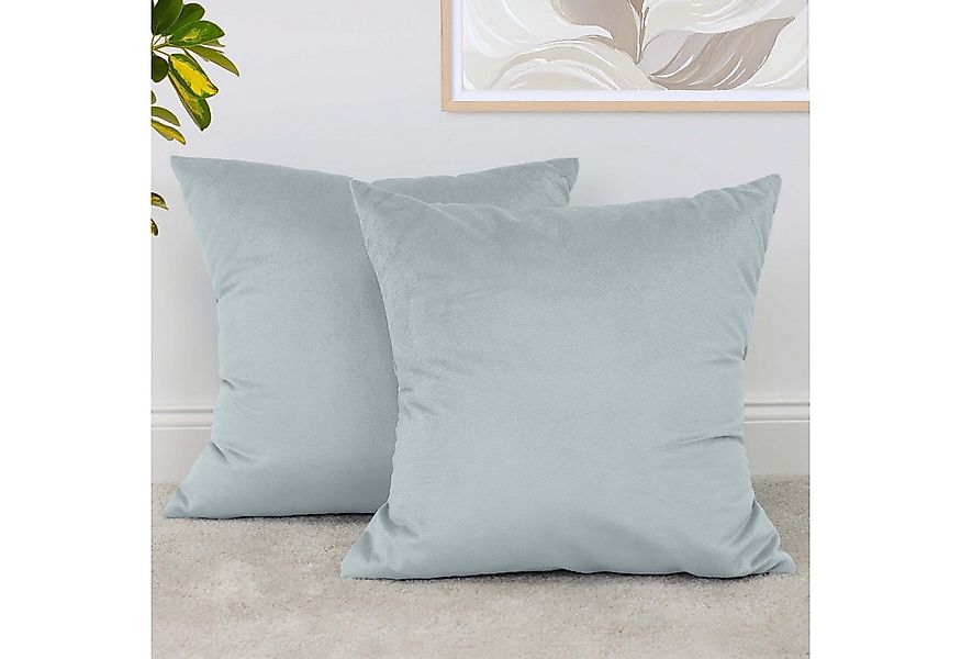 Amilian Dekokissen 2er Set - Kissen mit Füllung und Bezug - Sofakissen, Zie günstig online kaufen