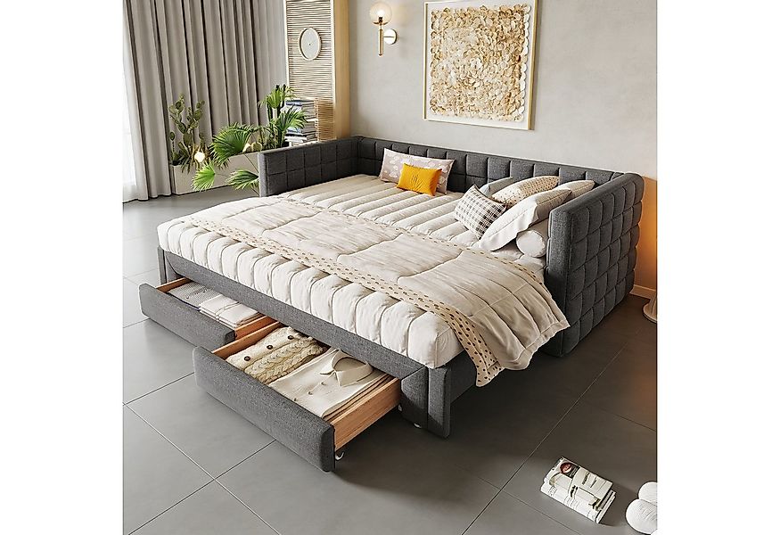 OKWISH Daybett Tagesbett,Sofabett,mit 2 Schubladen, Schlafsofa (Luxuriöses günstig online kaufen