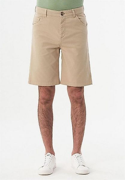 ORGANICATION Shorts Men's Regular Fit Garment Dyed Shorts in Beige günstig online kaufen