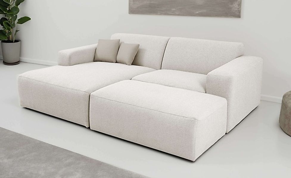 INOSIGN Ecksofa »Koa,228cm, L-Form, Modulsofa, Webstoff, Cord, Struktur« De günstig online kaufen