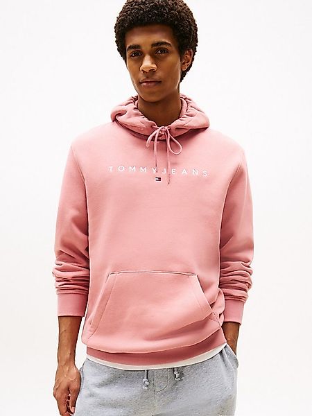 Tommy Jeans Hoodie TJM REG LINEAR LOGO HOODIE EXT mit Logo-Stickerei günstig online kaufen