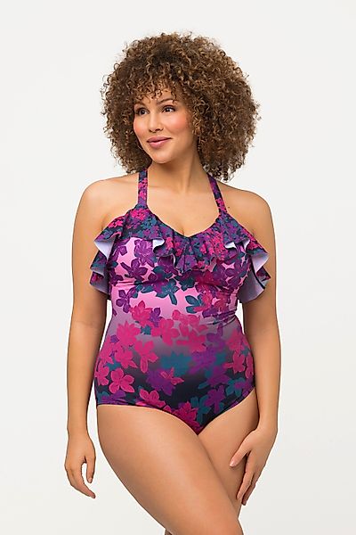 Ulla Popken Badeanzug Badeanzug Blüten Softcups günstig online kaufen