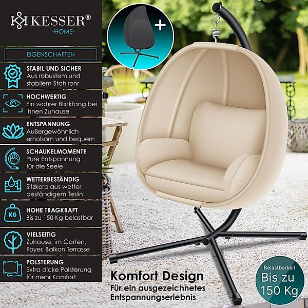 KESSER Hängesessel, Luxe Hängesessel mit Gestell günstig online kaufen