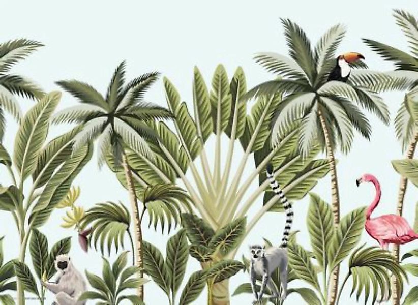 tischsetmacher Tischset Platzsets abwaschbar - Tropische Palmen und exotisc günstig online kaufen