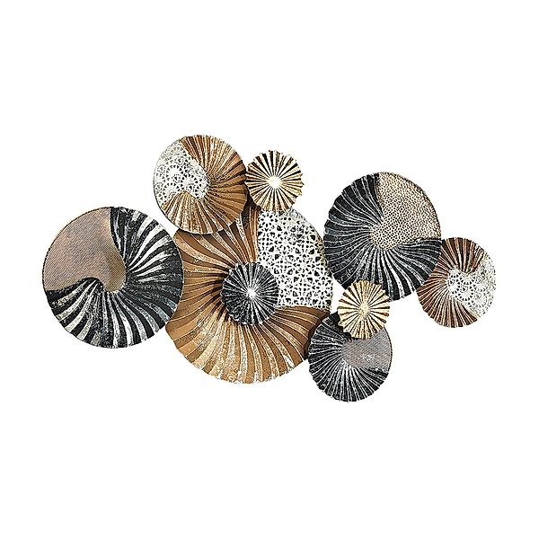 Kobolo Wandbild Metallbild 3D -SHELL- gold günstig online kaufen