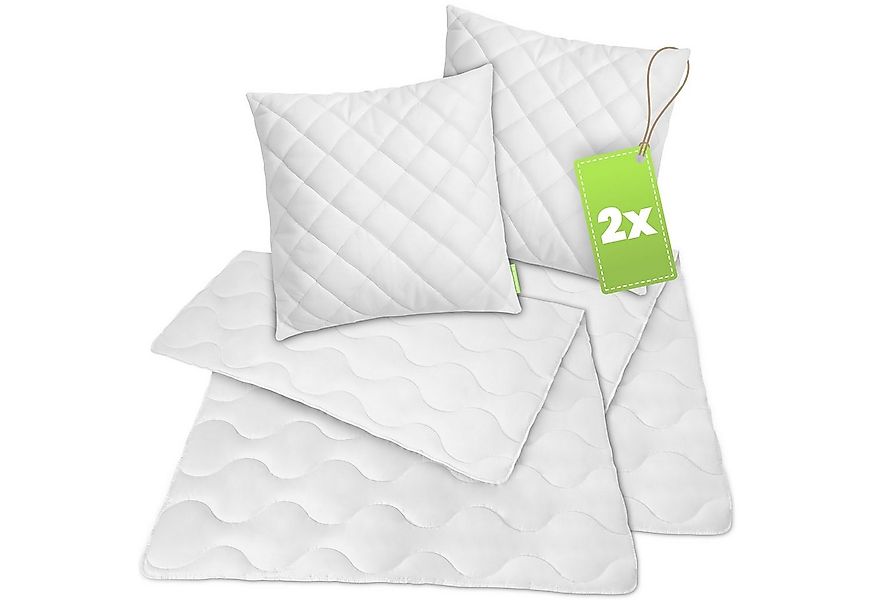 Gentle North Microfaserbettdecke + Kopfkissen Bettdecke & Kopfkissen - 2-Se günstig online kaufen