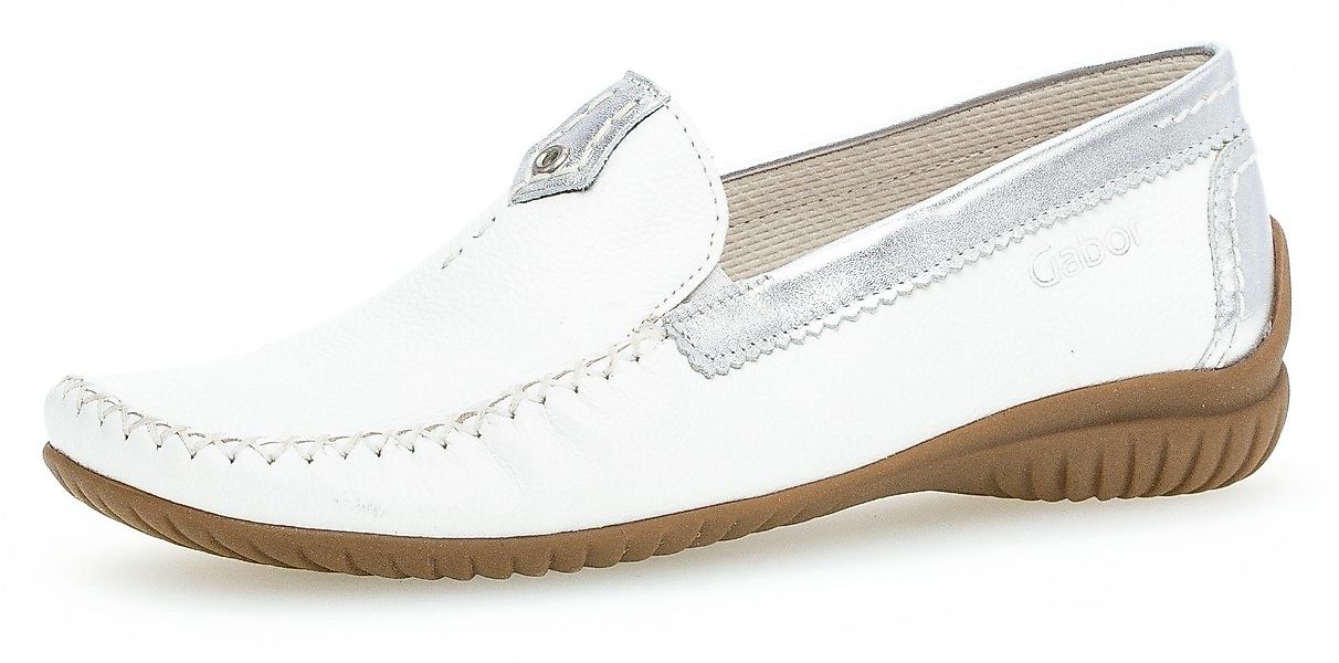 Gabor FLORENZ Mokassin Slipper, Schlupfschuh, Festtagsschuh günstig online kaufen
