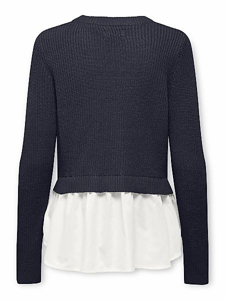 ONLY Rundhalspullover ONLVIVIANA LS MIX O-NECK günstig online kaufen