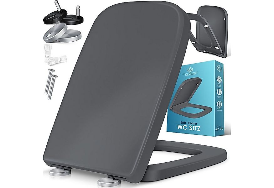 KESSER WC-Sitz, WC Sitz mit Absenkautomatik Toilettendeckel Quick-Release günstig online kaufen