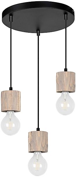 SPOT Light Pendelleuchte »PINO«, 3 flammig, Leuchtmittel E27   ohne Leuchtm günstig online kaufen