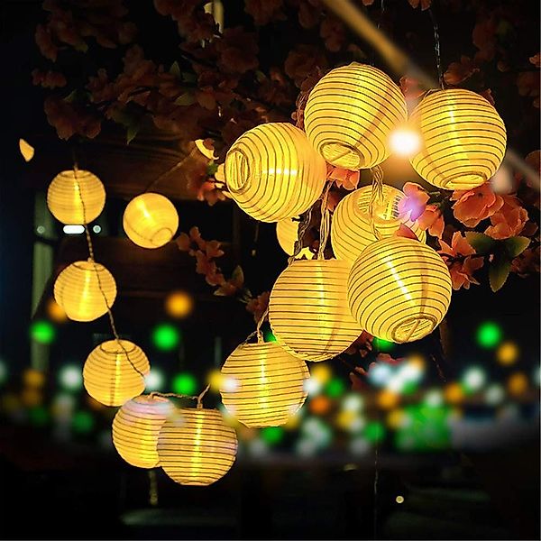 Salcar Lichterkette 20m LED Laterne Lichterkette günstig online kaufen