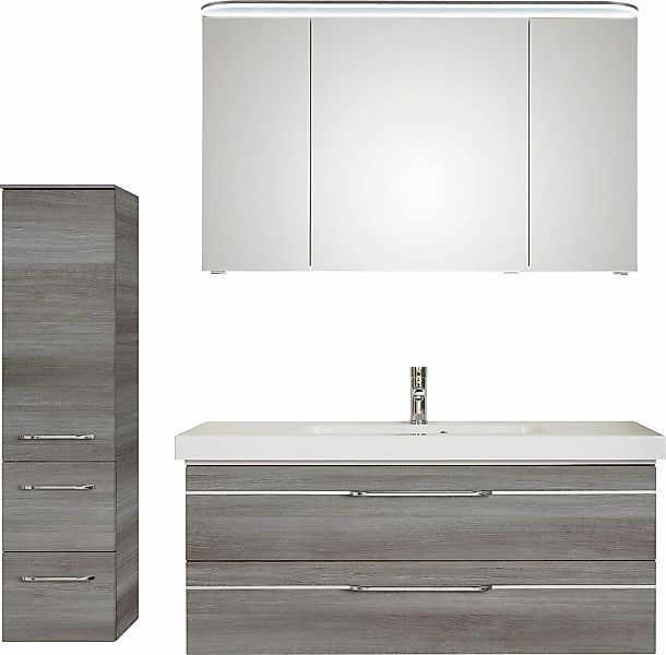 Saphir Badmöbel-Set "Balto Sprint 3-teilig, Mineralmarmor-Waschtisch mit LE günstig online kaufen