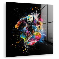 MuchoWow Acrylglasbild Graffiti - Sport - günstig online kaufen