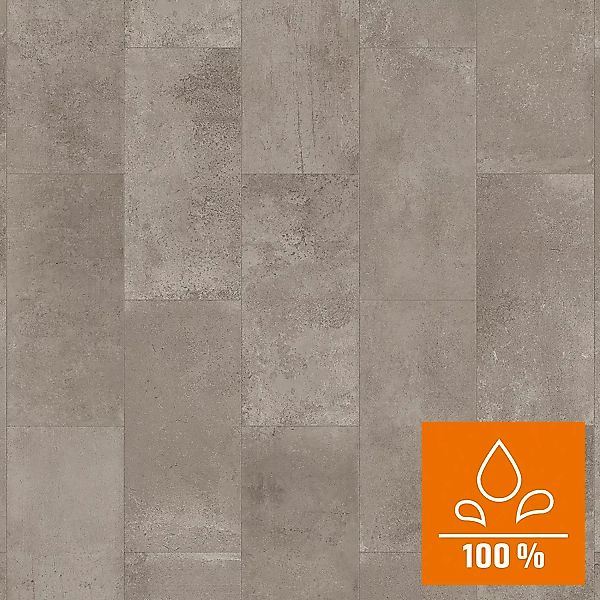 Classen Visio Grande Laminat 8 mm Wasserfest Zementestrich Grau günstig online kaufen