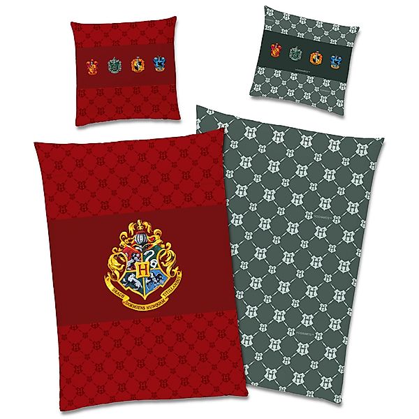 BERONAGE Wendebettwäsche Harry Potter Bettwäsche Zauberschule günstig online kaufen