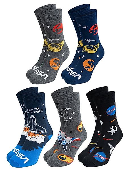 United Labels® Socken NASA Socken Sneaker Strümpfe (5er Pack) 40-45 günstig online kaufen