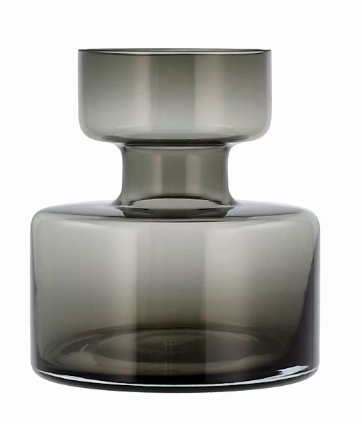 Lyngby Vasen Tubular Vase Glas smoke 20 cm (grau) günstig online kaufen
