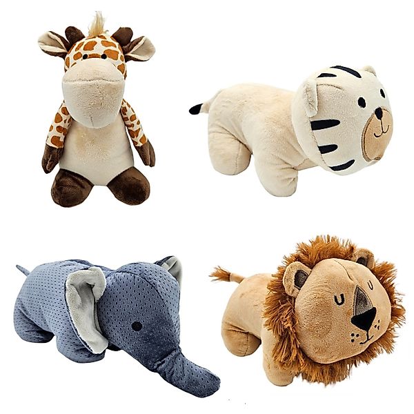 Meinposten Türstopper Giraffe Löwe Elefant Tiger Tiere Türpuffer Creme Brau günstig online kaufen