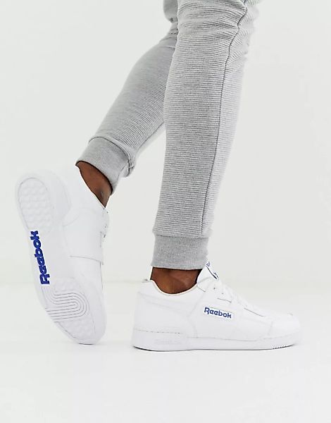 Reebok – Workout Plus – Weiße Sneaker günstig online kaufen