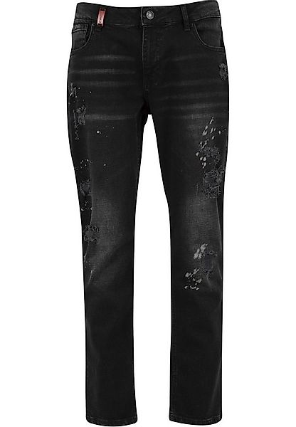 2Y Premium Bequeme Jeans 2Y Premium 2Y EMILIO RIPPED SLIM FIT JEANS günstig online kaufen