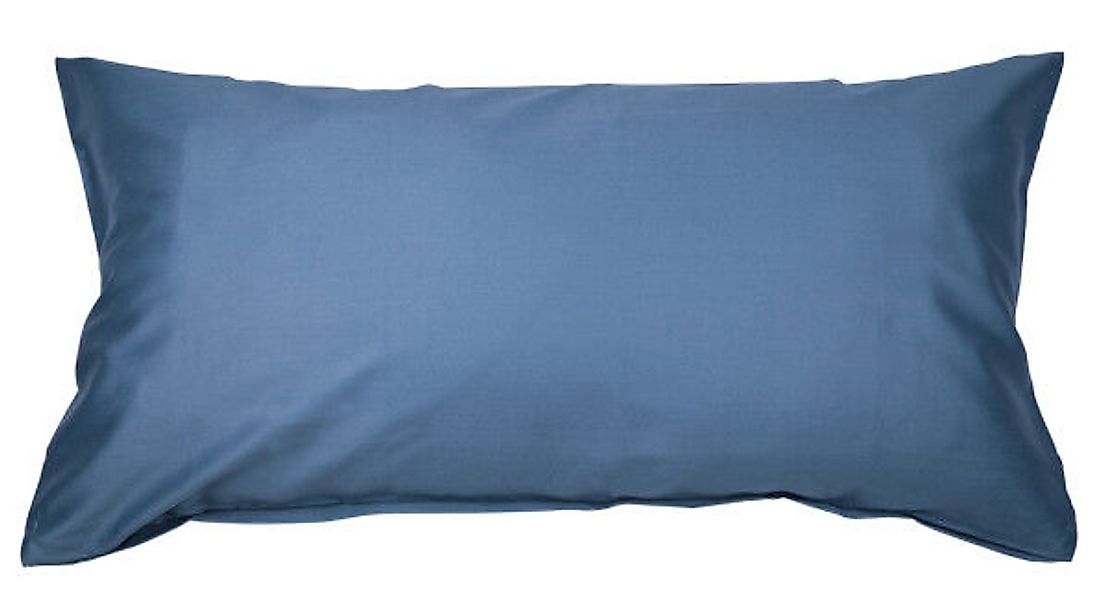 Janine Janine Mako-Satin-Bettwäsche Colors 31001 jeansblau Größe:  40x80 cm günstig online kaufen