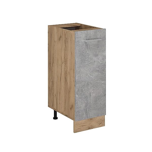 Vicco Apothekerschrank R-Line, Beton/Goldkraft Eiche, 30 günstig online kaufen