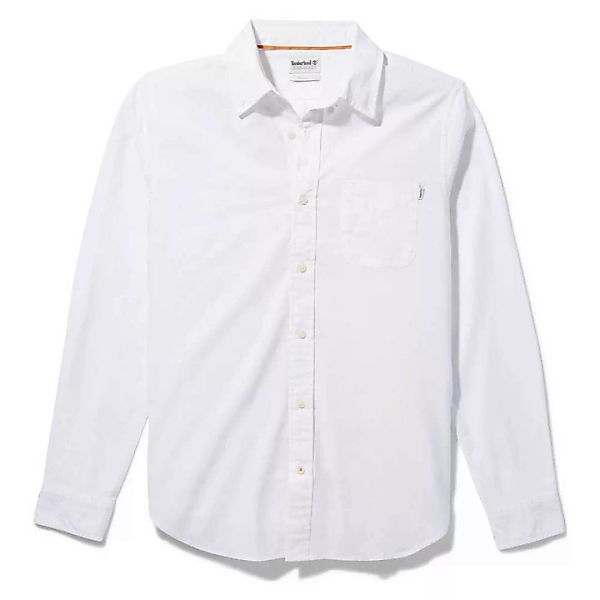 Timberland Gale River Button Down Oxford Regular Langarm Hemd L White YD günstig online kaufen
