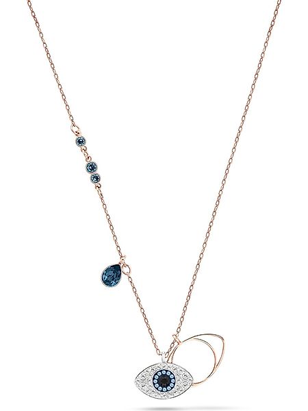 Swarovski Collier Swarovski Damen-Kette Metall Swarovski-Kristall günstig online kaufen