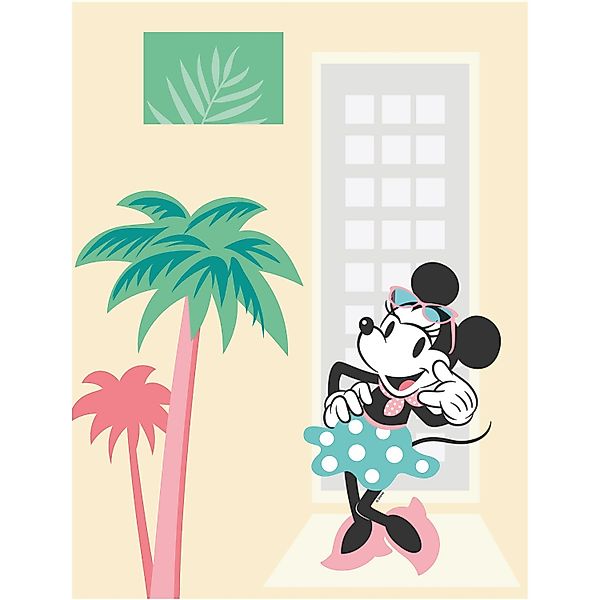Komar Bild "Minnie Mouse Palms", Disney, (1 St.), Wandbild zur Dekoration i günstig online kaufen