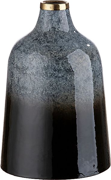 GILDE Dekovase »Laver, Höhe 25 cm«, (1 St.), dekorative Vase aus Metall, De günstig online kaufen