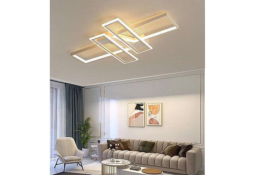 OYLCDI Deckenleuchten LED Deckenlampe 94W Dimmbar mit Fernbedienung 3000-65 günstig online kaufen