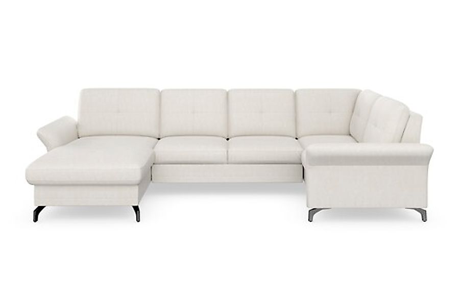 Home affaire Wohnlandschaft »Calando U-Form« wahlweise mit Bettfunktion, Be günstig online kaufen