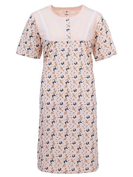 zeitlos Nachthemd Nachthemd Kurzarm - Butterfly günstig online kaufen