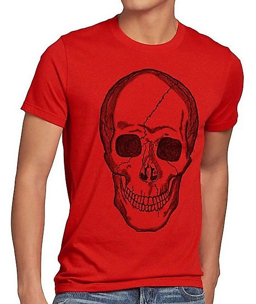 style3 T-Shirt Skull Totenkopf Harley Rocker Punk Tattoo gothic knochen bik günstig online kaufen