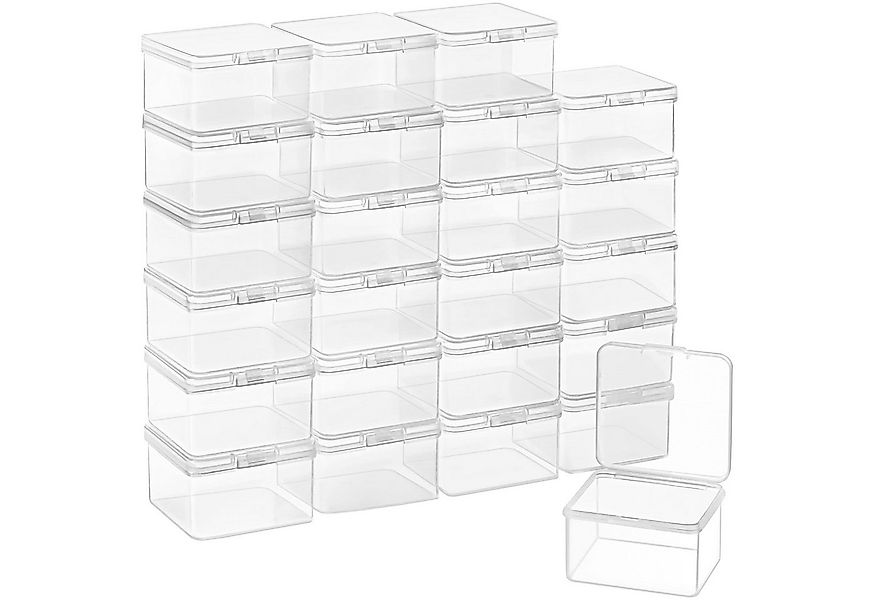 Belle Vous Aufbewahrungsbox Kleine Kunststoffbehälter mit Deckel (24 Stück) günstig online kaufen