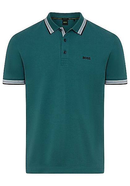 BOSS GREEN Poloshirt Paddy mit kontrastfarbenen Streifen am Kragen günstig online kaufen