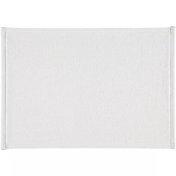 Rhomtuft - Badteppiche Plain - Farbe: weiss - 01 - 50x70 cm günstig online kaufen