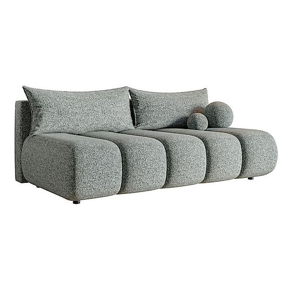 Selsey Schlafsofa DANDELINO MINI, mit Schlaffunktion, Bettkasten und Mélang günstig online kaufen