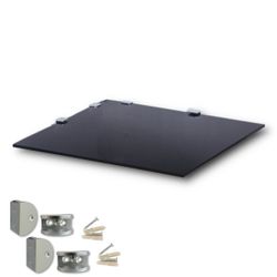 HOOZ Tischplatte Eckregal aus Sicherheitsglas mit günstig online kaufen