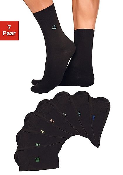 H.I.S Basicsocken (Packung, 7-Paar) mit Komfortbündchen günstig online kaufen