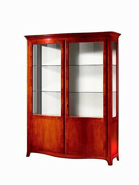 JVmoebel Vitrine Vitrine Design Wohnzimmer Schrank Braun Klassisch Vitrinen günstig online kaufen