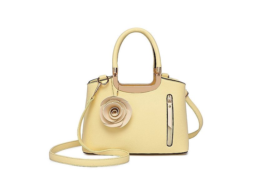 Miss Lulu Handtasche Damen Blumen-Design Henkeltasche aus Kunstleder Elegan günstig online kaufen