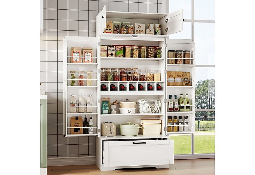 OKWISH Sideboard Modernes Küchenschrank,Anrichte (großer freistehender Küch günstig online kaufen