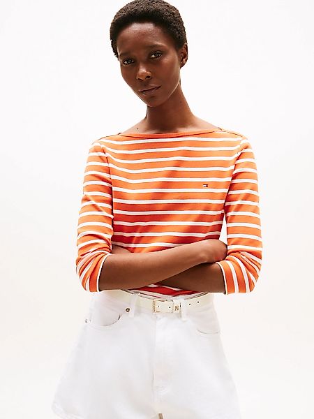 Tommy Hilfiger 3/4-Arm-Shirt "NEW CODY BOAT-NECK" Baumwolle, U-Boot-Ausschn günstig online kaufen