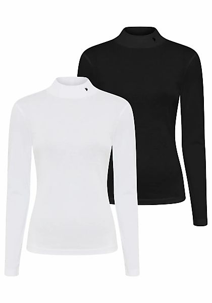 Bruno Banani Rollkragenshirt Packung, 2 Stk. perfektes Basic mit Rollkragen günstig online kaufen