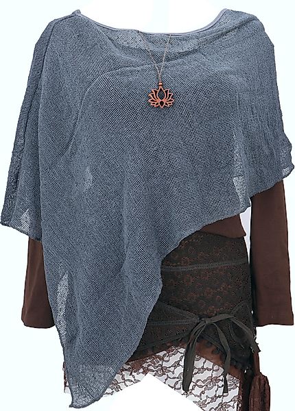 Guru-Shop Langjacke Goa Poncho, Sommerponcho, Festival günstig online kaufen