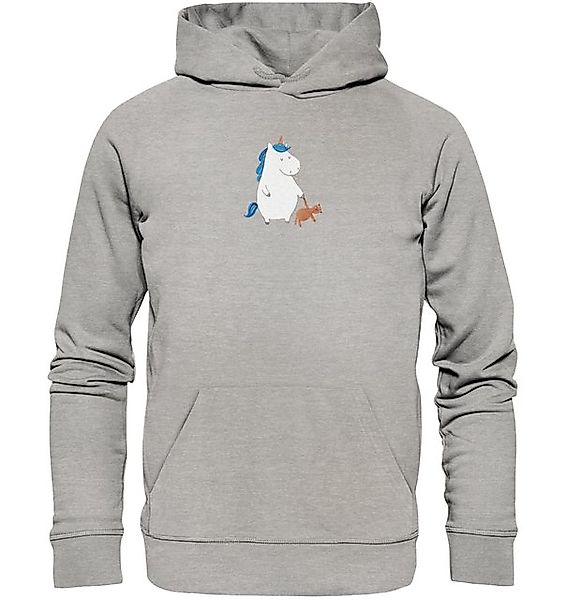Mr. & Mrs. Panda Hoodie Einhorn Teddy Größe S - Heather Grey - Geschenk, Mä günstig online kaufen