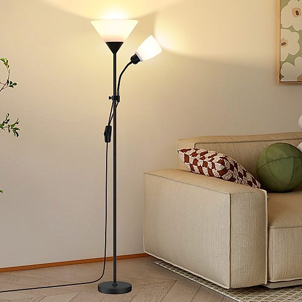 Simloveve Stehlampe mit 2 LED Glühbirne, günstig online kaufen