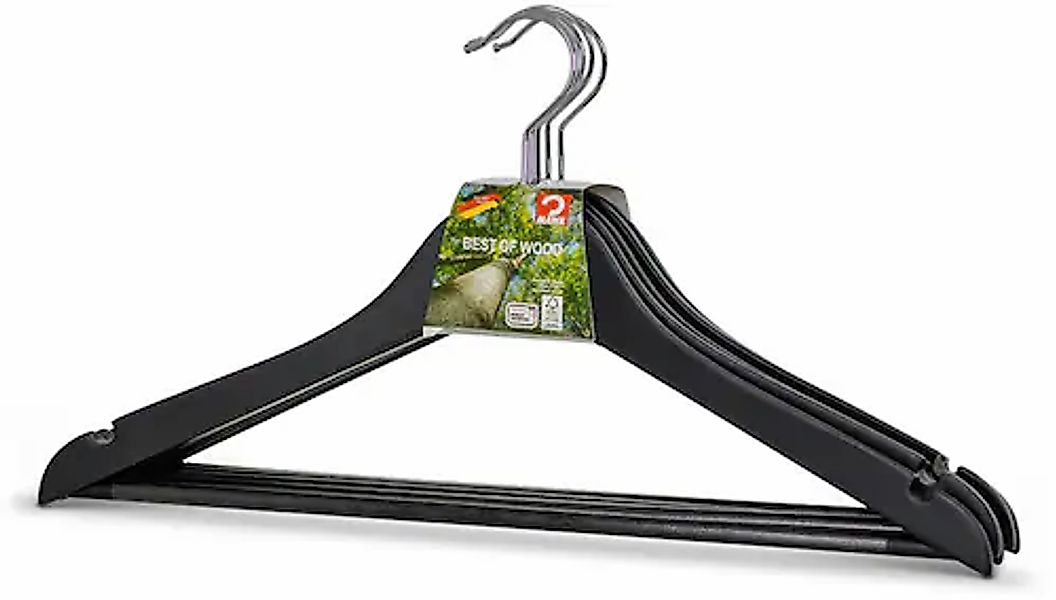 MAWA Kleiderbügel »Basic RE RFS«, (Set, 5 tlg., 5 Kleiderbügel), aus Lotush günstig online kaufen