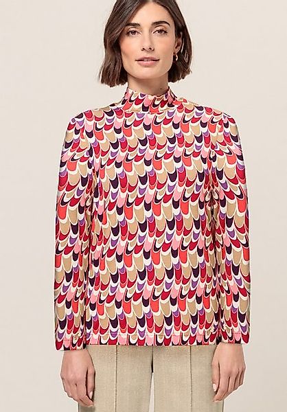 bianca Langarmshirt GRETA mit trendigem Print und modernem Turtle-Neck günstig online kaufen